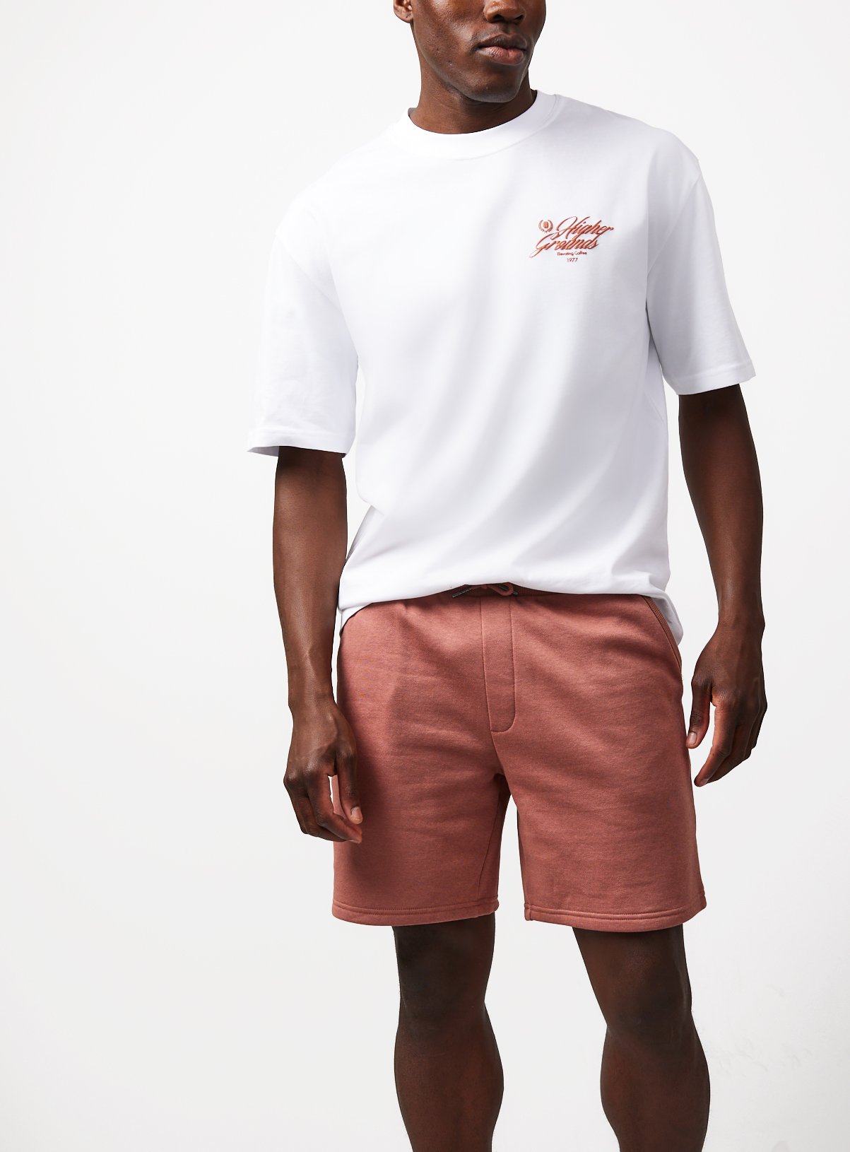 Dark Pink Heavyweight Jersey Shorts S - Image 1 thumbnail